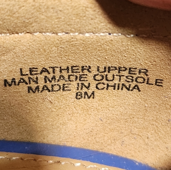 Talbots Jessie Biscayne Blue Driving Moccasin Loafer Size 8 - Picture 10 of 10